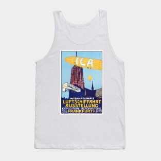 International Aeronautics Exhibition 1909 Vintage Poster Tank Top